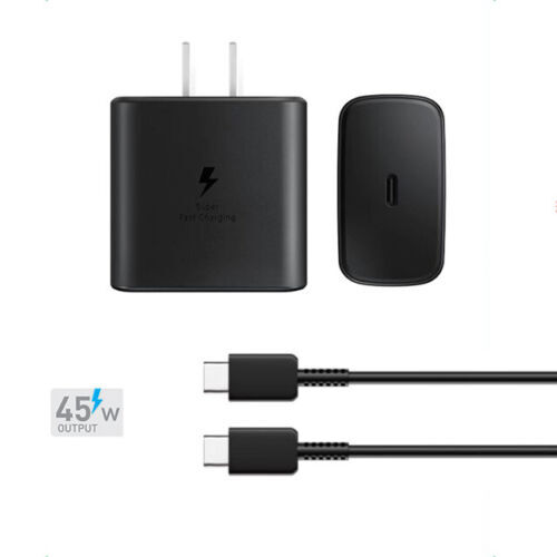 45W PD Power Fast Charger Wall Adapter Usb Cable for Samsung Galaxy S23 S22 S21+