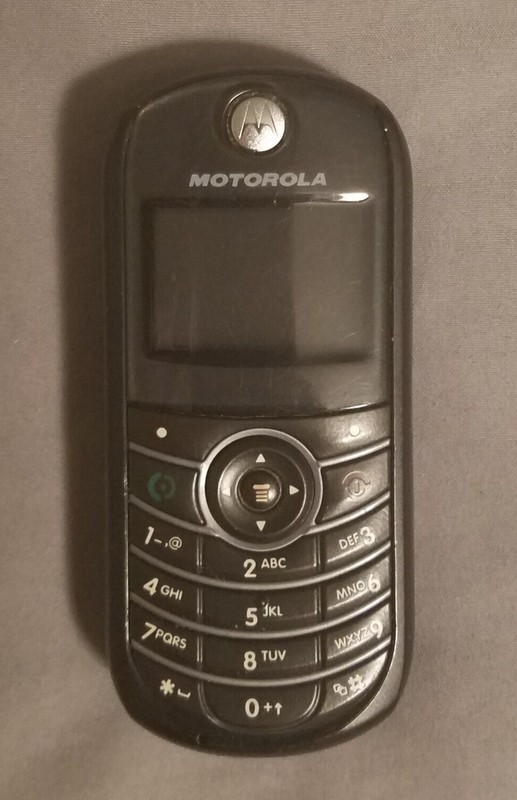 Motorola C Series C139 Cingular Cell Phone Black – PARTS or REPAIR!