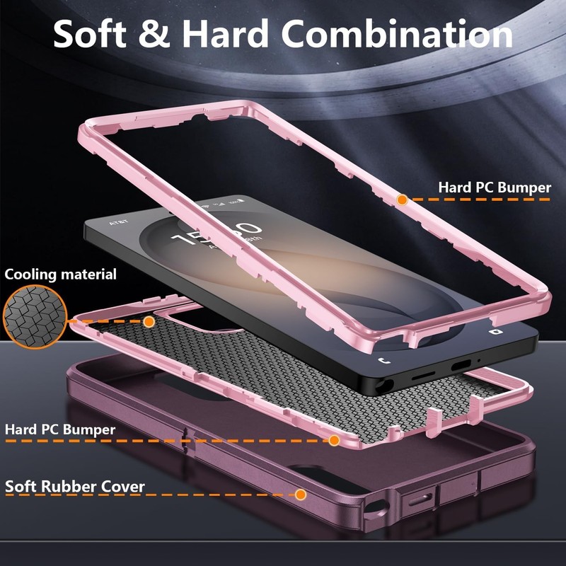 Shockproof Military Grade Protective Case for Samsung Galaxy S26 Ultra with Kick gallery