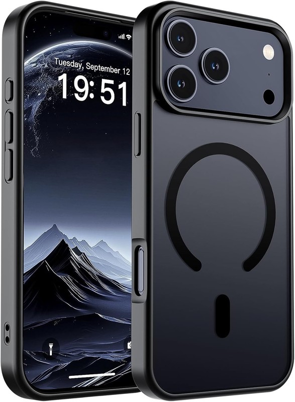 For iPhone 17 Pro Max Case – Military Grade Shockproof, Ultra Slim,Black