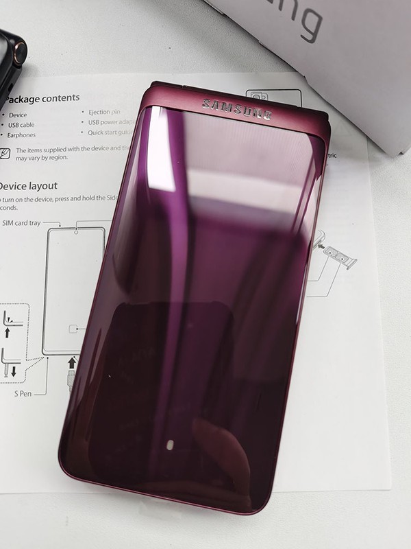 Original Samsung Galaxy Folder 2 G1650 Dual SIM Unlocked 2GB+16GB Red Phone US