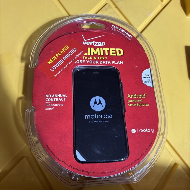 Moto G 2013 New In Box Motorola Google (Verizon) Smartphone