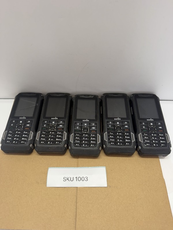 Lot of 5 Sonim XP5700 Verizon Rugged Cell Phones Untested Parts Repair