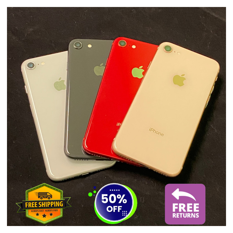 Apple iPhone 8 64GB 256GB Red Gold Space Gray Unlocked Verizon ATT T-Mobile