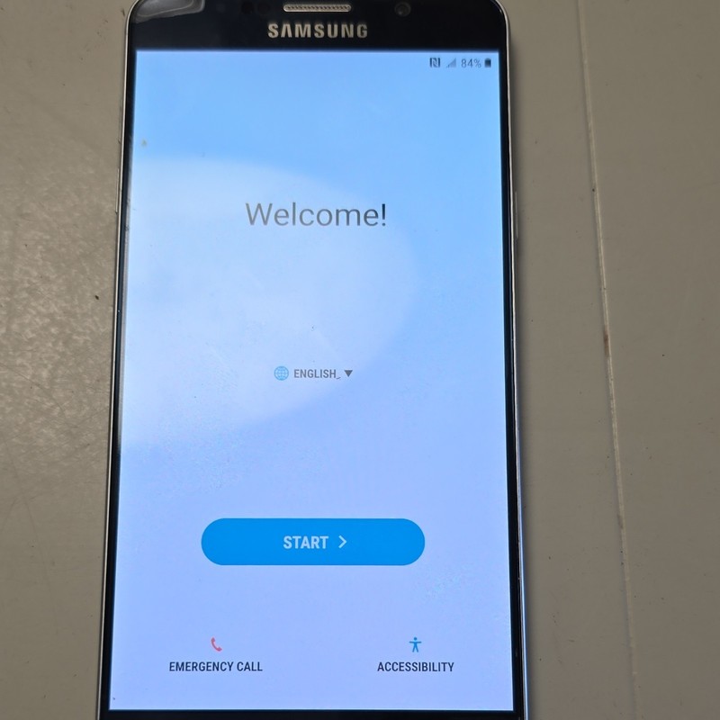 Samsung Galaxy Note5 AT&T Black Micro USB Bar Mobile Smartphone