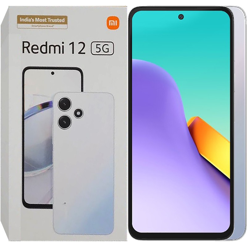 Xiaomi Redmi 12 5G Polar Silver 128GB + 4GB Dual-SIM Unlocked GSM NEW