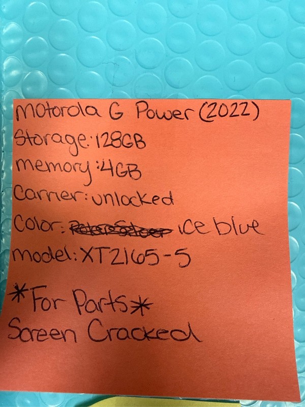 Motorola Moto G Power | 2022 | *For Parts* Ice Blue gallery