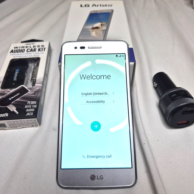 Lg Aristo – 16 GB – Metro PCS, T-Mobile, near MINT cond. w/original box w/extra