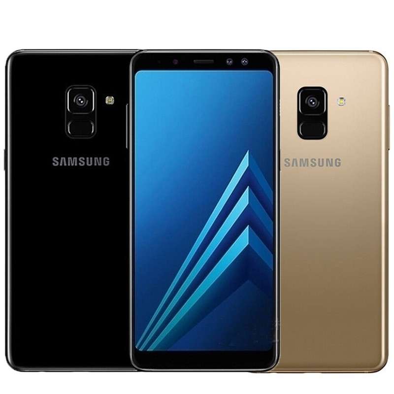 Samsung Galaxy A8 2018 A530F/DS 4GB+32GB 2-SIM WIFI Unlocked GSM Phone Good B+ gallery