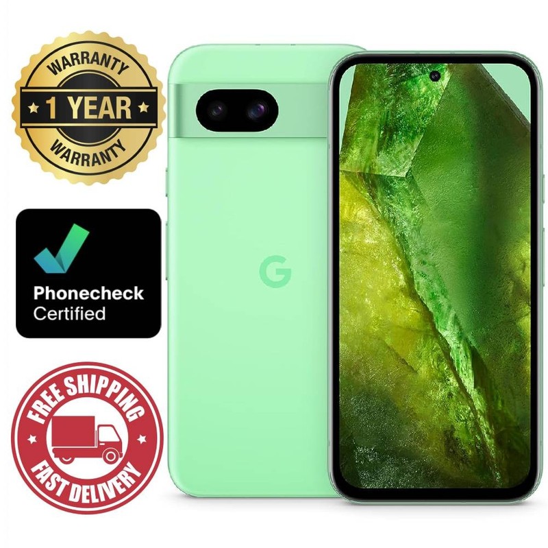 Google Pixel 8a – 128 GB – Aloe (Unlocked) Smartphone – Very Good