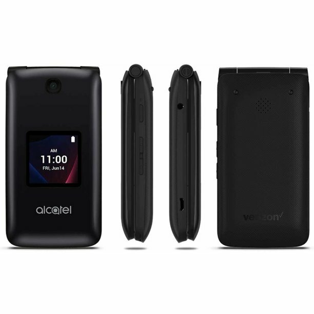 Alcatel GO Flip V 4051S 4G LTE Flip Cell Phone Verizon CDMA Postpaid Big Numbers gallery