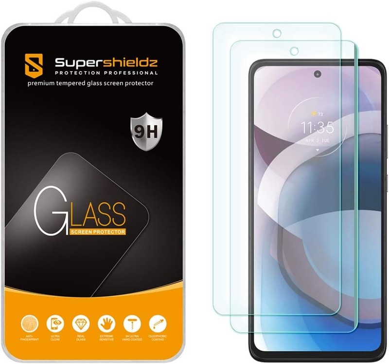 2PCS Tempered Glass Screen Protector for Motorola One 5G Ace & One 5G UW Ace Ant