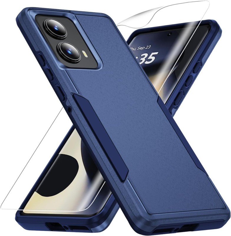Case For Motorola Edge 2024 w/ Military Grade Drop Tested & HD Screen Protector