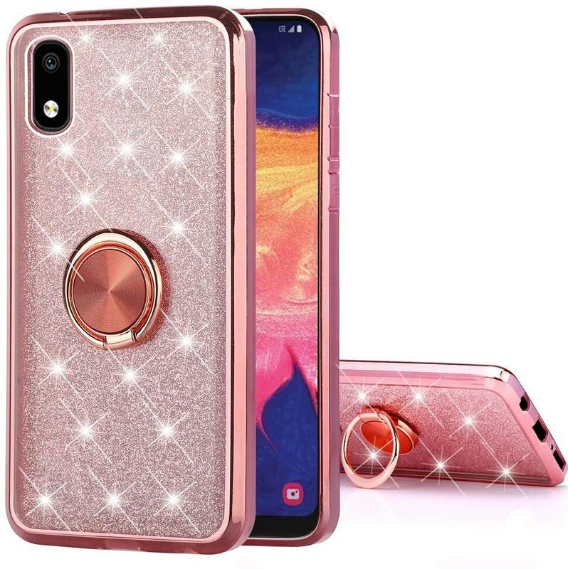 Samsung Galaxy A10E Case Cute TPU Glitter Design Women Scratch Resistant Cover