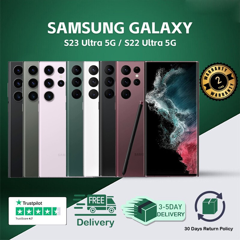 New Samsung Galaxy S23 Ultra 5G S22 Ultra S21 Ultra 5G FULLY UNLOCKED GSM CDMA gallery