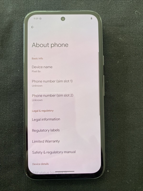 Google Pixel 8a - 128 GB - Obsidian (Unlocked) Good Condition Managed by Walmart gallery