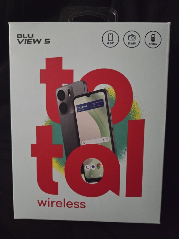 BLU View 5 64GB Black Android Total Wireless gallery