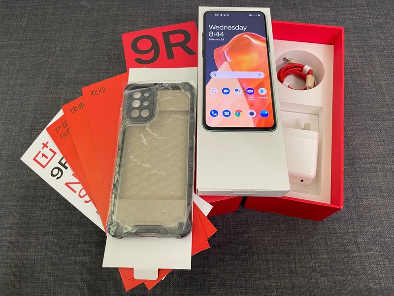 Used Rare OnePlus 9R 12+256GB Pine Green Dual SIM 5G Android Smartphone LE2100