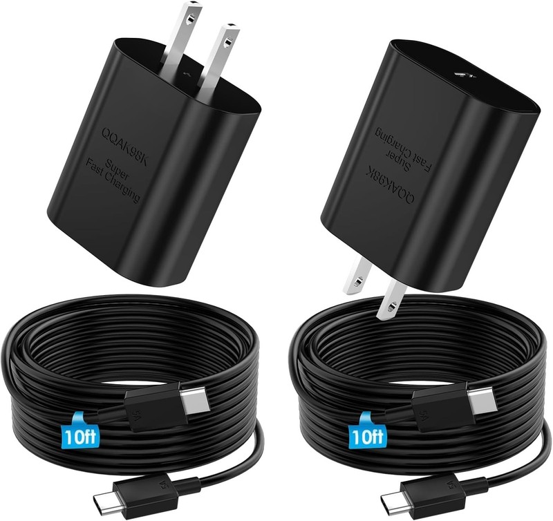 2 Original Super Carga Rapida USB-C De 25W Cargador Para Samsung Galaxy S21/S20/