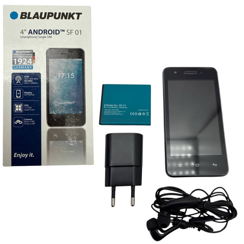 Blaupunkt SF 01 Android Smartphone 4&Prime; Display 32GB 5MP Camera Unlocked Dual SIM