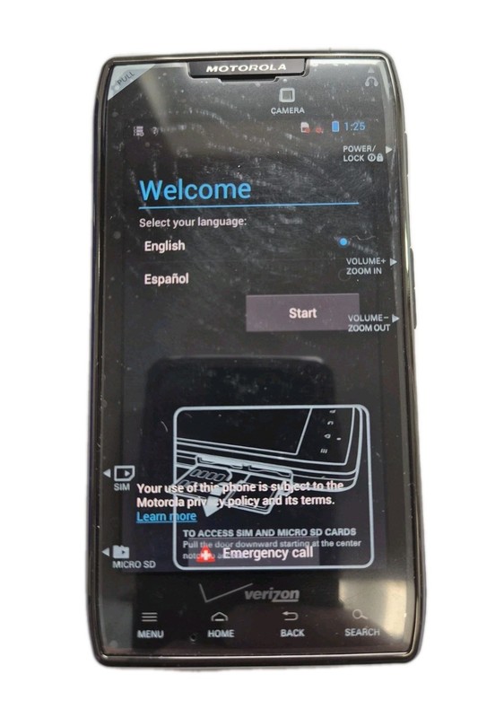 Motorola XT912M MAXX Droid RAZR XT912M Verizon Smartphone **NEW**