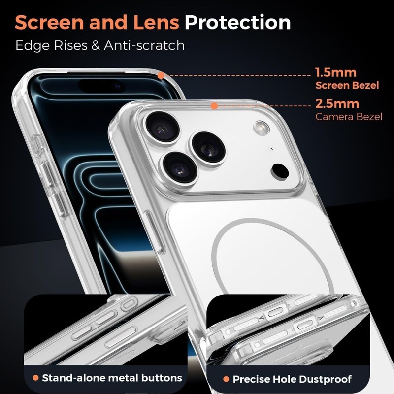 iPhone 17 Pro Max Case Anti Yellow Shockproof Cover gallery