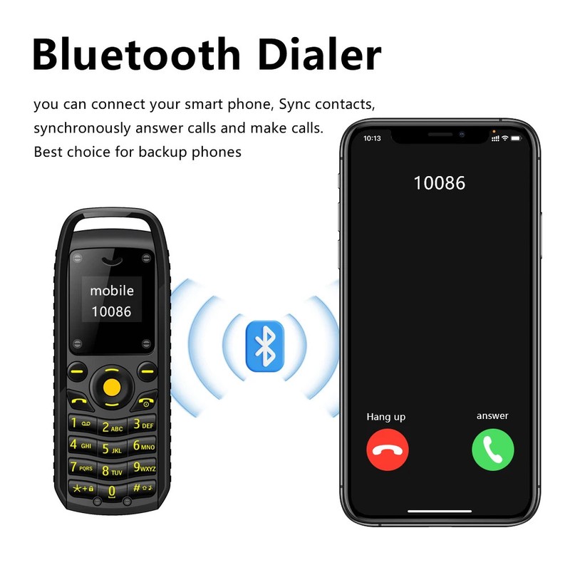 Mini Button Mobile Phone 2 SIM Standby Bluetooth Dialing Surround Blacklist gallery