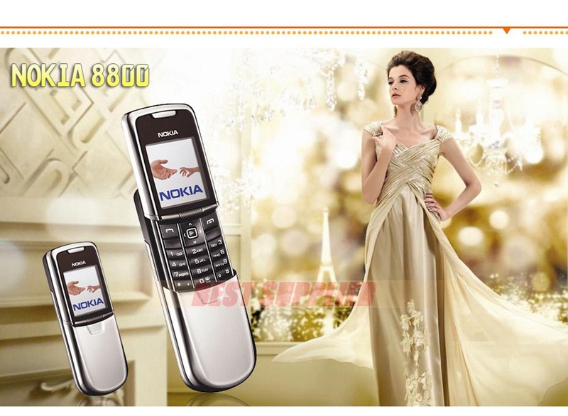 Nokia 8800 Phone Support English Arabic Russian keyboard Bluetooth GSM FM