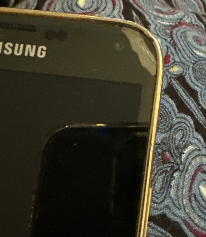 Samsung Galaxy S5 SM-G900V (Verizon) Black 16GB Fast Ship Good Used 1 Crack