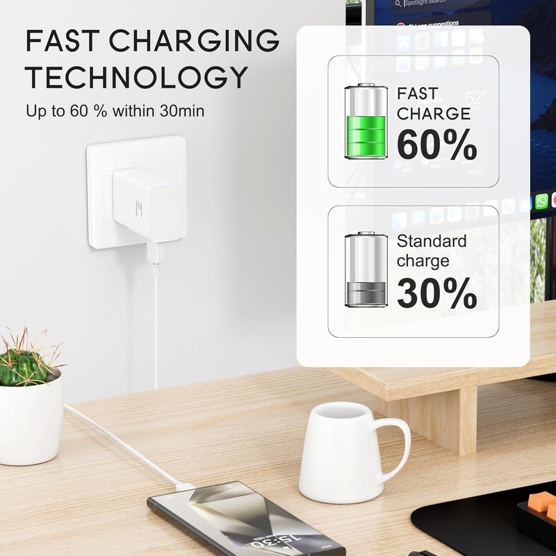 Samsung Adaptive Fast Charging Adapter Quick Charge Wall Charger Plug for Galaxy gallery