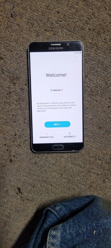 Samsung Galaxy Black Note 5 SM-N920V Verizon 32G Android.