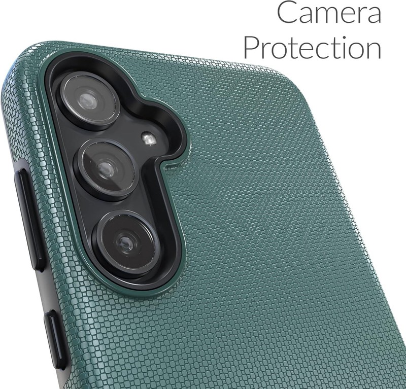 Samsung Galaxy A55 Case, Shockproof Protection Dual Layer Case - Forest Green gallery