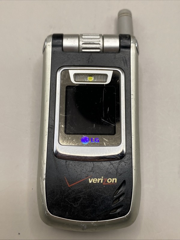 LG VX7000 2G Flip Phone Verizon Chargers Belt Clip Manual No Box Working! Flash gallery
