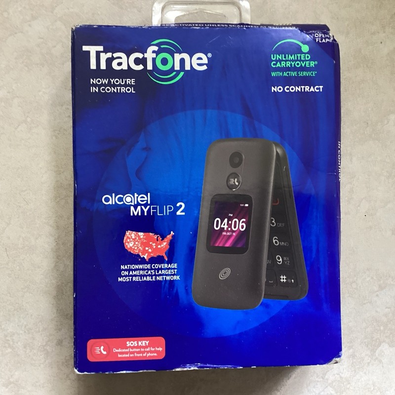 Tracfone Alcatel MY FLIP 2 Cellular Phone 4G LTE 2MP
