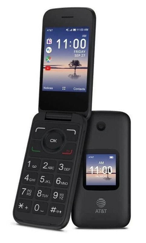 Alcatel SMARTFLIP – 4 GB – Volcano Black (AT&T)
