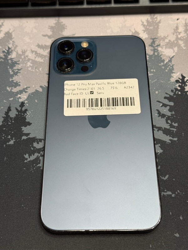 Unlocked Apple iPhone 12 Pro Max 128GB 26.5 Battery Service Bad Face ID