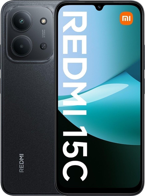 XIAOMI Redmi 15C 4G Factory Unlocked Dual SIM 6.9&Prime; 50MP LTE (128GB + 4GB) BK