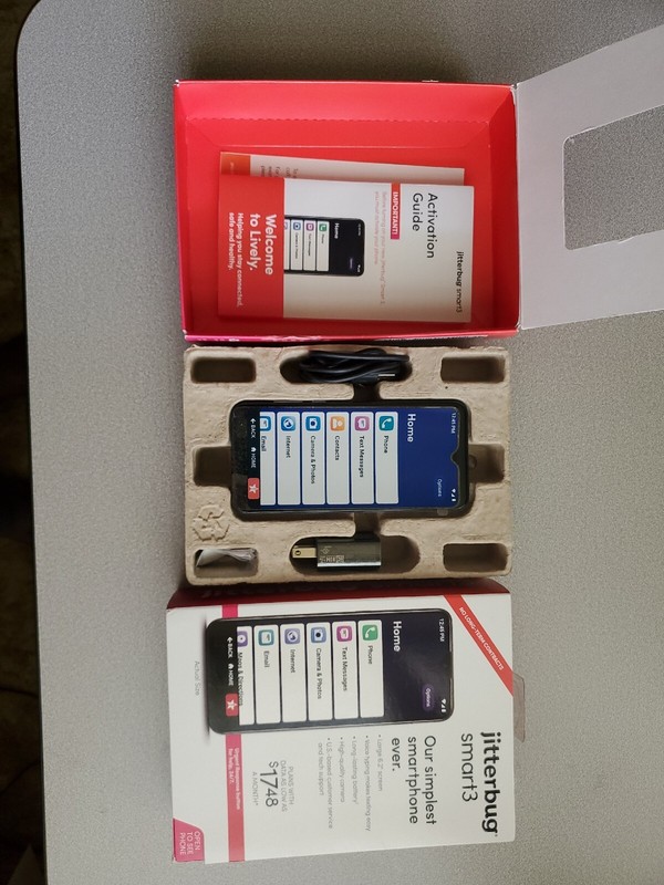 Alcatel Lively Jitterbug Smart 3 Phone for Seniors