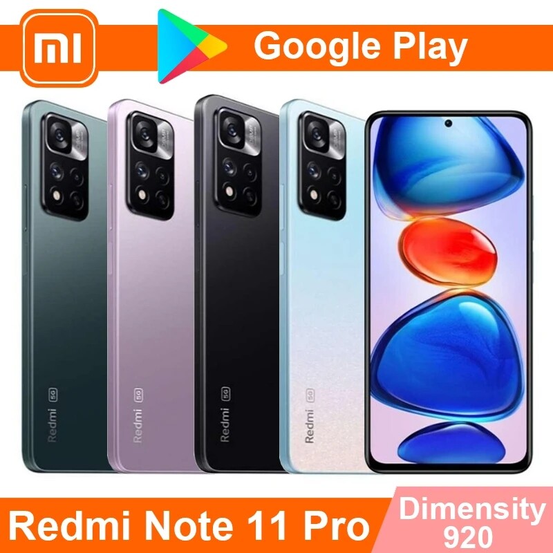 Xiaomi Redmi Note11 Pro 5G 128GB Unlocked Android Global Smartphone New Sealed