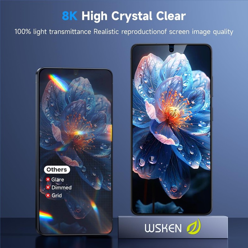 2 Pcs Samsung Galaxy S26 Ultra Screen Protector & 100% Fingerprint Unlock Suppor gallery