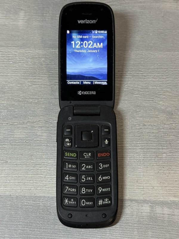 Kyocera Cadence S2720 Verizon Wireless 4G LTE Camera Flip Phone - Fair Condition gallery