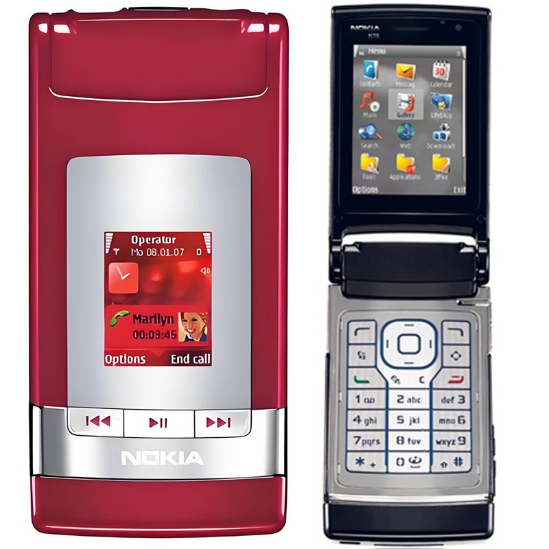 Unlocked Original Nokia N76 Bluetooth 2MP 2G GSM 850/900/1800/1900 Flip Phone