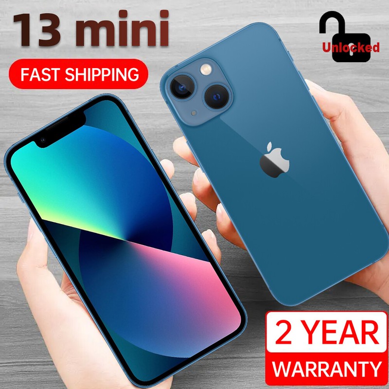New Apple Iphone 13 Mini 128GB 256GB A2626 Factory Unlocked GSM CDMA Smartphones gallery
