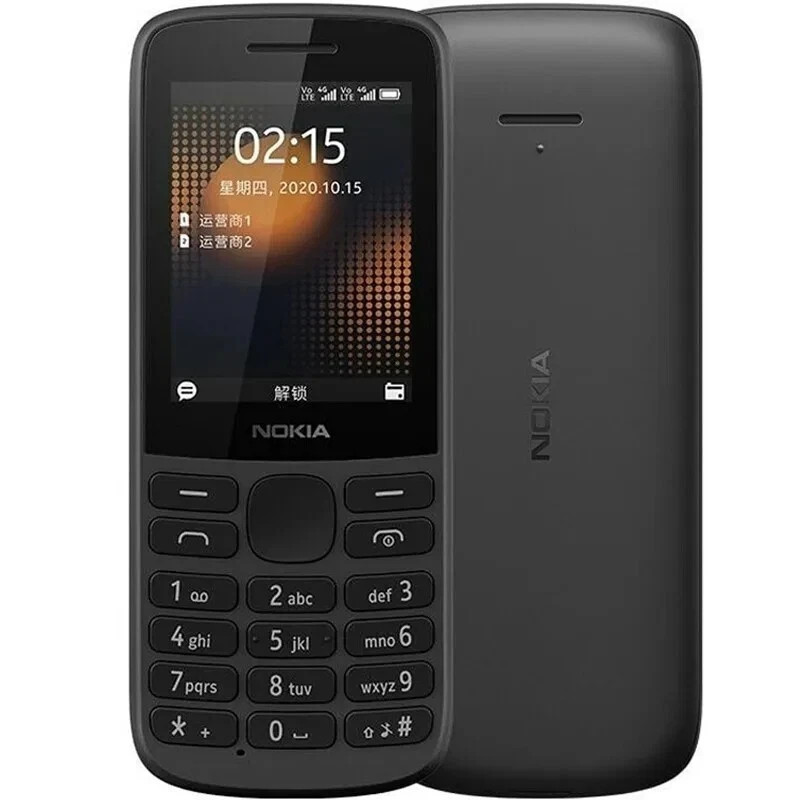 Nokia 215 Dual SIM 4G Bluetooth 128MB 64MB RAM Classic Unlocked Mobile Phone