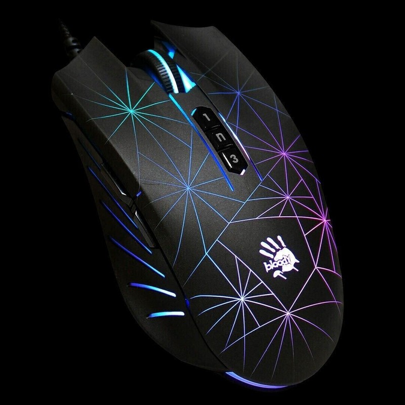 A4TECH Bloody P81s RGB Animation GAMING MOUSE 8000DPI/WIRED/USB/8 BUTTONS