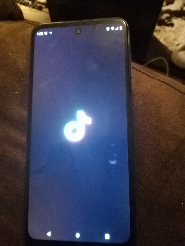 Smart Phone With TikTok App Still On It