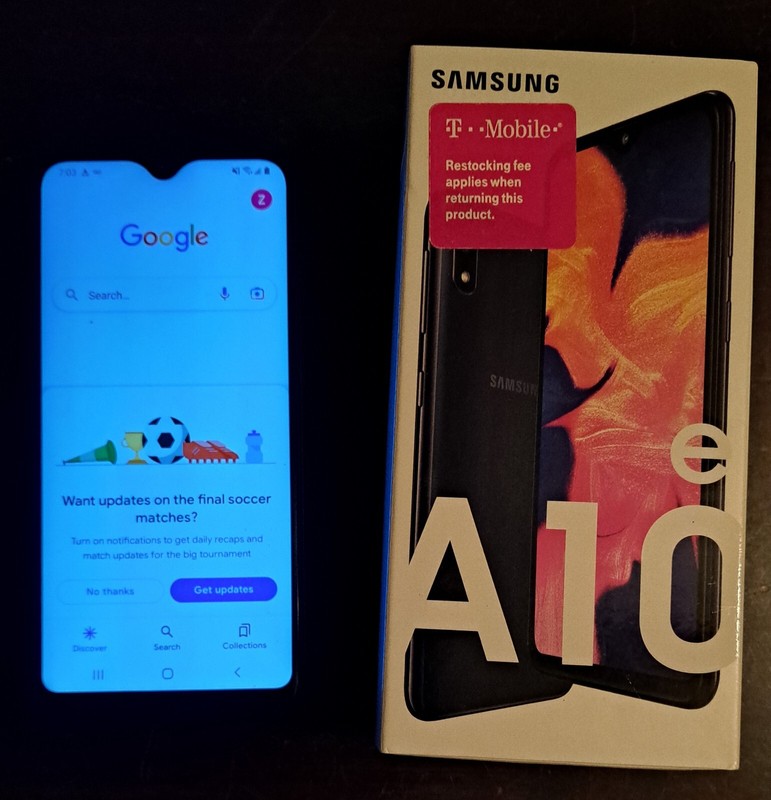 Samsung Galaxy A10e – 32GB – Black (TMobile) great condition