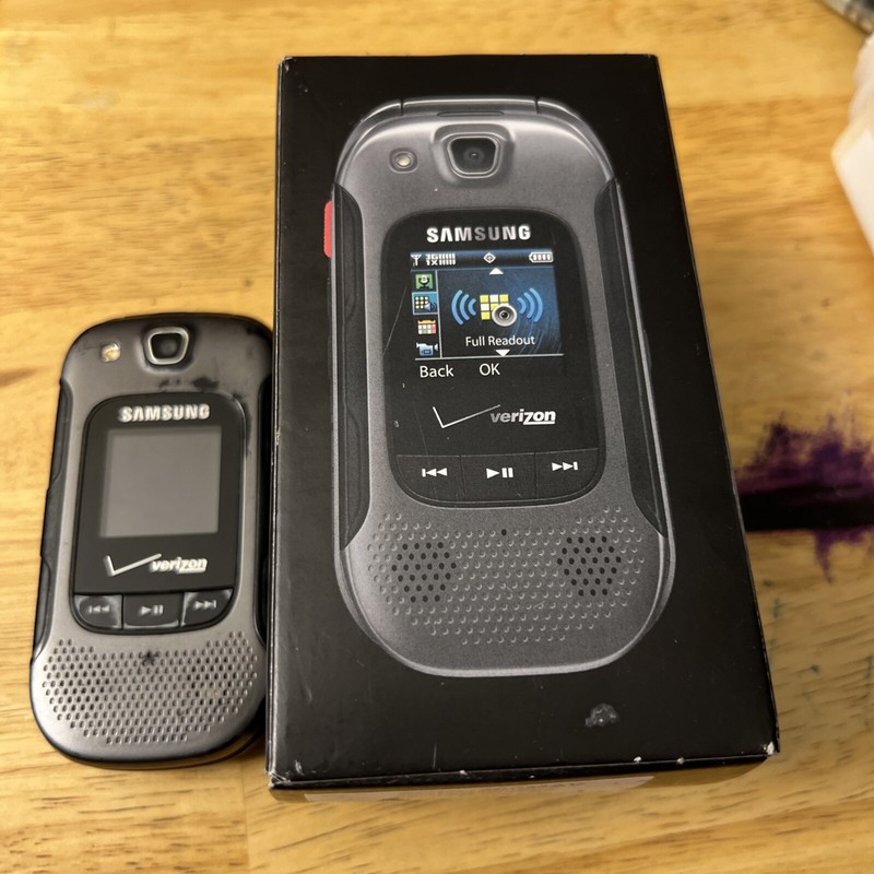 3G Samsung Convoy 3 SCH-U680 – Box User Manual Verizon Basic Flip Cell Phone