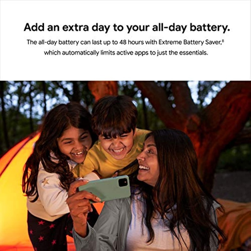 Google Pixel 5 128GB+8GB Dual SIM Factory Unlocked 6 in 5G Phone Sorta Sage gallery