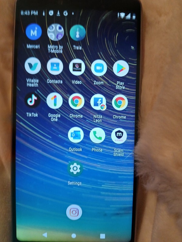 Android Coolpad 9 with tic tac app